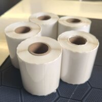 Combo 5 Cuộn tem decal nhiệt size 2 tem 72*22mm - 2.800 tem ( In tem cho Shop bán lẻ , Thời trang ... )