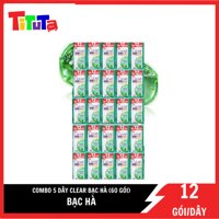 COMBO 5 dây Clear Bạc hà mát rượi dây 12 góix5