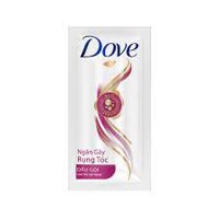 COMBO 5 Dây Dầu Gội DOVE Ngăn Gãy Rụng Tóc (5 Dây x 12 Gói x 6G)