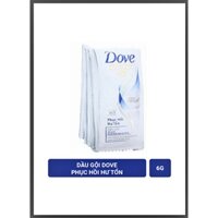 COMBO 5 Dây Dầu Gội DOVE  Phục Hồi Hư Tổn (1 Dây 6G x 12 Gói)