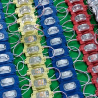 Combo 5 Dây led mắt trâu, dây đèn led ô tô 10 mắt, led mắt lồi hắt sáng ga lăng, gầm xe điện 12v/24v 10 mắt