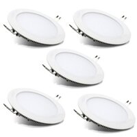 Combo 5 đèn led âm trần 6W siêu mỏng