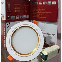 Combo 5 Đèn led âm trần 9W 3 màu