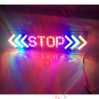 COMBO 5 đèn led Stop, xi nhan đèn nháy trang trí. Điện 12v và 24v. Phụ kiên trang trí ô tô, xe tải,..