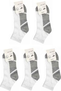 Combo 5 Đôi Tất Vớ Nam Cổ Trung Cao Cấp Nhật Bản - 5Star - Trắng