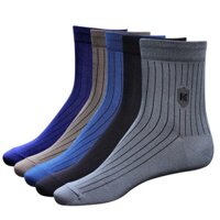 Combo 5 đôi vớ nam công sở DonaKein cổ cao 13 cm - chất liệu Modal