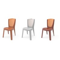 Combo 5 Ghế dựa đan 2 màu Duy Tân