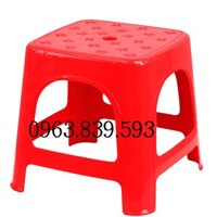 Combo 5 ghế nhựa thấp lùn bướm