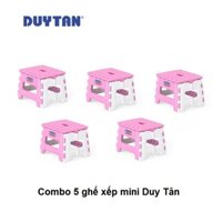 Combo 5 Ghế Nhựa Xếp Mini Duy Tân (22 X 18,3 X 16,4 cm) Nhỏ Gọn Tiện Lợi Dễ Dàng Di Chuyển | TriTinCo.center