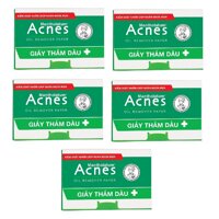 Combo 5 Giấy Thấm Dầu Acnes Oil Remover Paper 100 tờ x 5