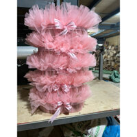 combo 5 giỏ hoa quả trái cây trang trí lưới sẵn