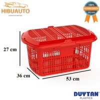 Combo 5 Giỏ Nắp thái đại Duy Tân (53 x 36 x 27 cm) No.119