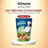 [COMBO 5 GÓI 200G] Hạt nêm rau củ Kucharek - Không chứa cholesterol | Không chứa chất bảo quản | Gia Vị