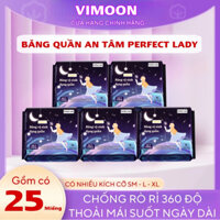 Combo 5 gói (25 miếng) Băng Vệ Sinh Dạng Quần PERFECT LADY
