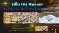 COMBO 5 GÓI BÁNH BAO CHAY MÀU NHỎ NHẬT VIỆT 150g (gói 10 cái 15g)