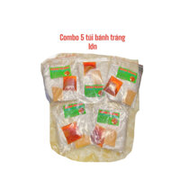 Combo 5 gói bánh tráng lớn sate và muối nhuyễn