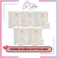 Combo 5 gói Bông Tẩy Trang Cotton Pads 222 Miếng