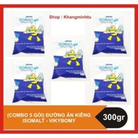 Combo 5 gói đường ăn kiêng Isomalt vikybomy (300gr/gói)