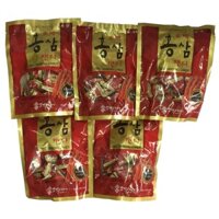 Combo 5 gói kẹo hồng sâm Sobaek Hàn Quốc 200g, kẹo sâm, kẹo hồng sâm 6 năm tuổi, kẹo vị sâm, sâm Hàn Quốc, PP Sâm yến 3A