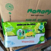 Combo 5 gói khăn ướt lau bếp đa năng Anpha 50 tờ khổ lớn