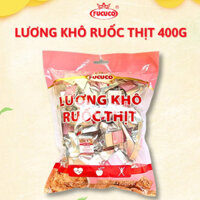 COMBO 5 GÓI LƯƠNG KHÔ RUỐC THỊT FUCUCO - giàu dinh dưỡng, bổ sung năng lượng ( gói 400gr )