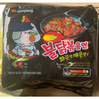 Combo 5 Gói Mì Gà Cay Khô Vị Truyền Thống Samyang 140g*5 - 샴양)불닭볶음면( 140그램*5)