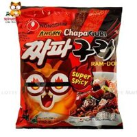 (Combo 5 Gói) Mì Nongshim Chapaguri Siêu Cay, Mì Chapaghetti Kết Hợp Mì Neoguri, Gói 140g - [농심-수출]짜파구리 매운맛