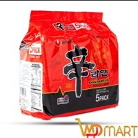 Combo 5 gói mì nước cay shin ramyun hàn quốc