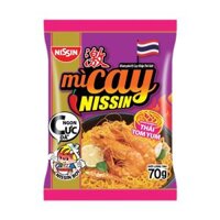 Combo 5 gói Mì xào Nissin cay vị Thái Tomyum gói 70g