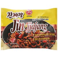 combo 5 gói Mì xốt tương đen Jin Jjajang Ramen Ottogi gói 135g