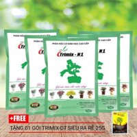 Combo 5 gói Phân hữu cơ sinh học tan chậm cho cây kiểng TRIMIX N1 700g, phân viên