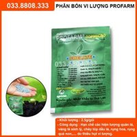 Combo 5 Gói Siêu Vi Lượng Chelate Profarm TopMicro 2 gram - Phân bón cây cảnh, hoa