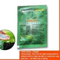 Combo 5 Gói Siêu Vi Lượng Chelate Profarm TopMicro 2 gram - Phân bón cây cảnh, hoa