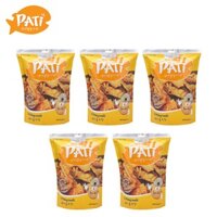 COMBO 5 GÓI SNACK DA CÁ VỊ TRỨNG MUỐI PATI 50 GRAM