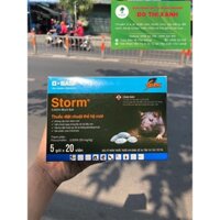 Combo 5 gói thuốc diệt chuột STORM- 99% chuột chết ngoài nhà hiệu quả và an toàn