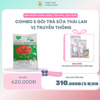 Combo 5 gói trà sữa Thái Lan vị truyền thống