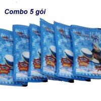 Combo 5 gói tuyết xanh bông bạc ( tuyết nhân tạo cloud slime )