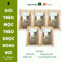 COMBO 5 GÓI XÔNG HƠI THẢO DƯỢC, XÔNG HƠI THẢO MỘC - Angel Garden Spa- xông giải cảm, xông thải độc, giảm cân. 100gr/gói