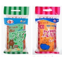 Combo 5 Gói Xúc Xích Hạ Long Everyday Bò/ Heo 250g (1 gói x10 cây)