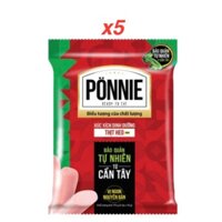 COMBO 5 gói Xúc xích PONNIE dinh dưỡng thịt heo 175g
