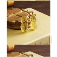 combo 5 Hạt Đậu vàng Thần Tài phong thủy lưu ly chiêu Tài nạp Lộc 4.5cm