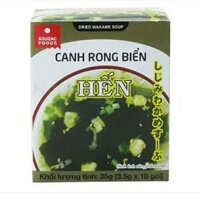 Combo 5 hộp (50 gói)canh rong biển Hến _ ASUZAC NHẬT BẢN