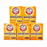 COMBO 5 hộp Baking Soda của Mỹ - Bột pure baking soda đa công dụng, làm bánh, tẩy trắng - Hộp 454g