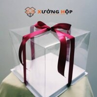 Combo 5 hộp bánh nhựa trong size 22x22x18