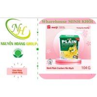 COMBO 5 Hộp - Bánh Plain Craker With Oats  Meiji 104g
