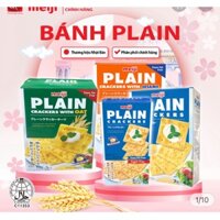 Combo 5 hộp Bánh quy giòn Plain Meiji cho người ăn kiêng 104g