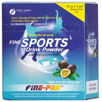 Combo 5 Hộp Bột Pha Uống Bù Điện Giải Fine Sports Drink Powder
