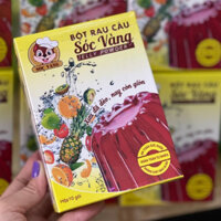 Combo 5 hộp bột rau câu Sóc Vàng. Bột rau câu Sóc Vàng hộp 10 gói làm thạch rau câu, thạch trái cây