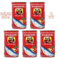 Combo 5 hộp cá mồi 3 cô gái mỗi hộp 155g