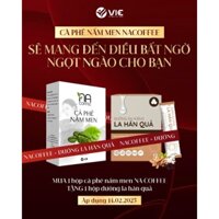 COMBO 5 Hộp Cà phê nấm men làm gầy hộp 12 gói dành cho người trưởng thành